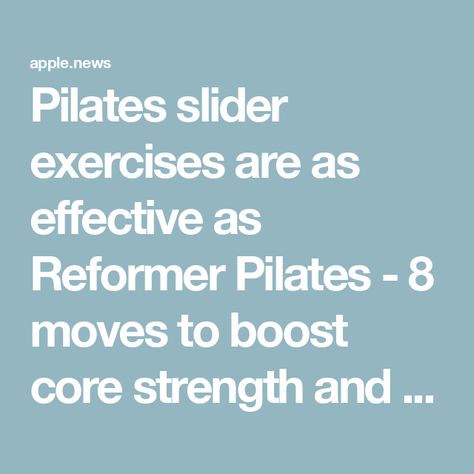 Pilates slider exercises are as effective as Reformer Pilates - 8 moves to boost core strength and flexibility from home — Marie Claire UK Pilates Board Exercises, Core Slider Exercises, Solid Core Pilates, Pilates Reformer Core Exercises, Pilates For Core Strength, Corefirst Pilates Workout, Slider Exercises, Pilates Core Exercises, Core Strength