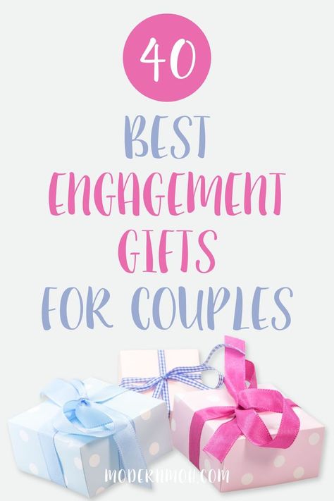 Searching for the best engagement gifts for couples? This guide offers 40 fantastic engagement gift ideas to celebrate their love. Whether you're looking for something personalized, cute, or funny, these engagement gifts will impress. Tap here to discover the best engagement gifts for couples that are sure to make their special moment unforgettable! Engagement Gift For Brother, Gifts For Engagement Couple, Proposal Gifts For Couple, Gifts For Newly Engaged Couple, Ideas For Engagement Gifts, Engagement Gifts For Sister, Unique Engagement Gifts For Couple, Engagement Gift Ideas For Best Friend, Wedding Shower Gifts For Bride