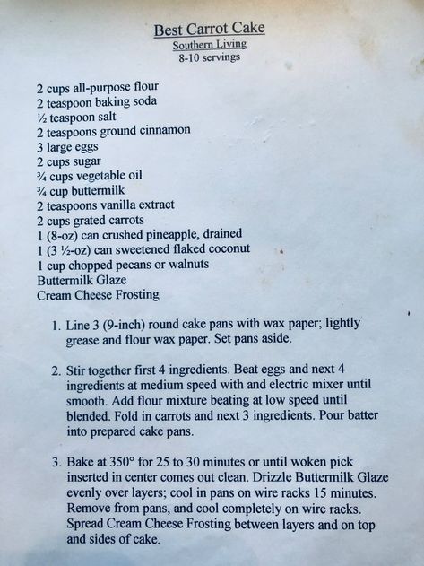 Southern living Carrot Cake | Carrot cake recipe homemade, Carrot cake recipe, Best carrot cake recipe southern living Best Carrot Cake Southern Living, Carrot Cake Southern Living, Carrot Cake Frosting Recipe Easy, Southern Living Best Carrot Cake Recipe, Homemade Carrot Cake Recipe Easy, Southern Living Carrot Cake Recipe, Carrot Cake Recipe Southern Living, Southern Living Carrot Cake, Easy Carrot Cake Recipe From Scratch