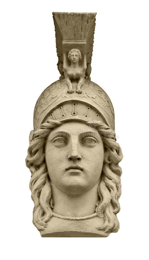 Statuesque Women, Athena Helmet, Aesthetic Statues, Greek Goddess Athena, Pallas Athena, Athena Greek Goddess, Athena Tattoo, Goddess Athena, Statue Tattoo