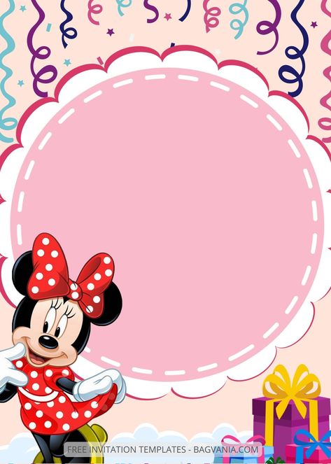 8+ Pink Party Minnie Mouse Canva Birthday Invitation Templates | FREE Printable Birthday Invitation Templates - Bagvania Srećan Uskrs, Minnie Mouse Birthday Cakes, Free Printable Birthday Invitations, Easy Birthday, Disney Invitations, Birthday Disney, Minnie Party, Minnie Mouse Birthday Party, Free Birthday