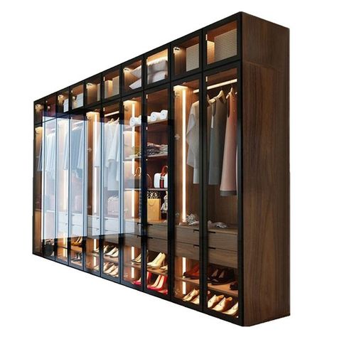 Alibaba.com Door Modern Design, Glass Wardrobe, Wardrobe Design Modern, Dream Closet Design, Walk In Closet Design, Luxury Closets Design, Open Closet, Wardrobe Interior Design, Diy Wardrobe