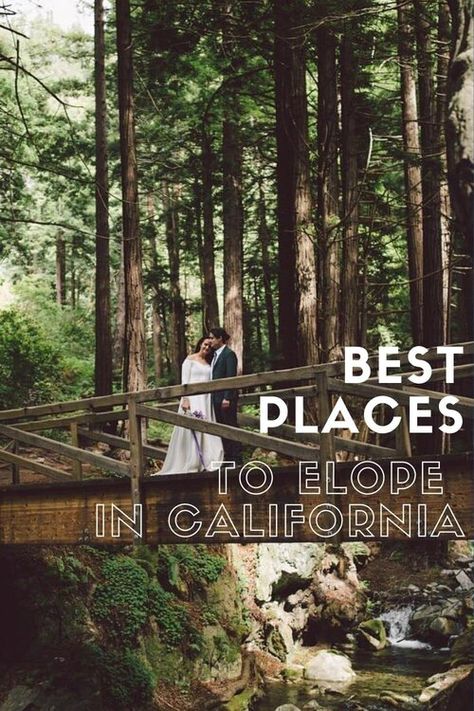 Elopement In California, Most Beautiful Places To Elope, Places To Elope In California, Micro Wedding California, Elope California, Wedding Sustainable, Elopement Ideas California, Malibu Elopement, Small Elopement Wedding