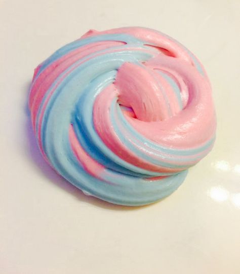 Slime Swirl, Candy Slime, Cotton Candy Slime, Colorful Slime, Slime Ideas, Making Fluffy Slime, Slime Ingredients, Pretty Slime, Slimy Slime