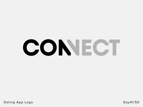 Contrast Typography Design, Contrast Logo Design, Company Logos Design Ideas, Logo Design Corporate, Corporate Logo Ideas, Logo With T, Dating App Logo, I Logo Design, Company Logo Ideas