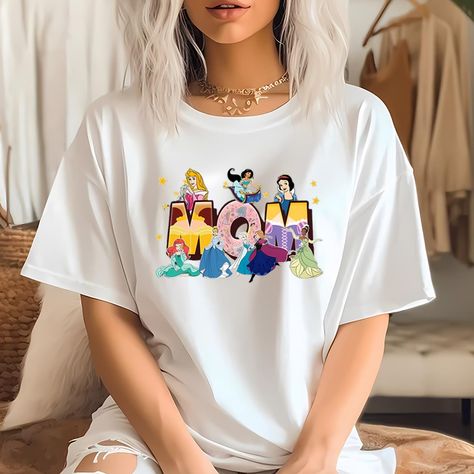 Disney Princess T-Shirt, Disney Shirt For Mom Check more at https://teecharis.com/product/disney-princess-t-shirt-disney-shirt-for-mom/ Disney Mom, Disney Fairy, Disney Shirt, Disney Princesses, Family Gathering, Disney World, Love Her, Disney Princess, Disney