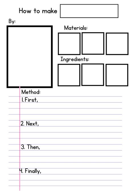 Procedure Writing, Writing Template, Procedural Writing, Classroom Procedures, English Grammar Worksheets, Writing Templates, Grammar Worksheets, Writing Worksheets, Worksheet Template