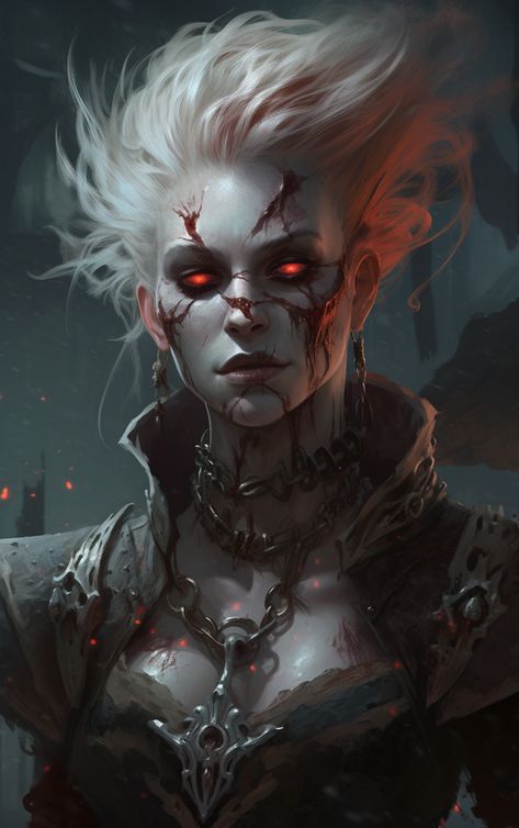 Dnd Undead Warlock Female, Female Warlock Dnd, Undead Character Art, Drow Woman, Undead Character Design, Female Undead, Warlock Dnd, Dnd Races, Elves Fantasy