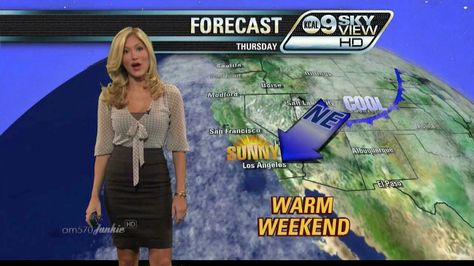 Weather girls and how they dress while doing the weather report for TV news stations. News Report Aesthetic, Dream Jobs, Cute Laptop Wallpaper, Weather News, Weather Report, Sky View, News Anchor, Laptop Wallpaper, Tv News