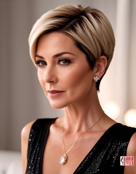 Sleek Crop | Trending Short Hairstyles For Women Over 50 (2024) In 2024, the world of fashion and beauty continues to evolve, offering an array of stylish options for women over 50. Short hairstyles are not just a trend but a statement of confidence and individuality. In this article, we delve into the trending short hairstyles that are perfect for. Pixie Haircut 2024 Trends Women, 2024 Bixie Cut, "bixie" Haircut 2024 Fine Hair, Pixie Bob Hairstyles, Chic Short Hair, Short Hair Over 60, Short Shag Hairstyles, Short Hair Undercut, Short Hair Pixie Cuts