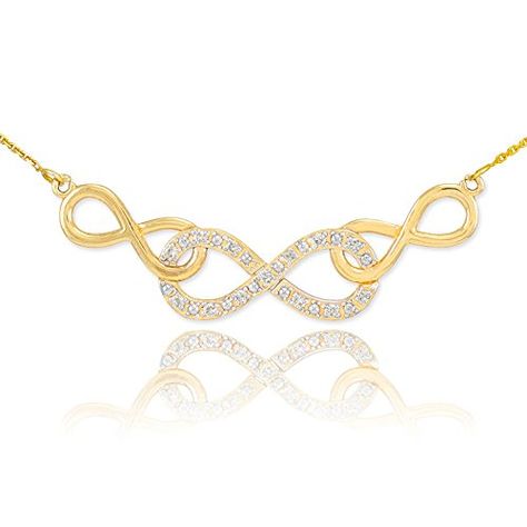 Infinity Necklace Gold, Necklace With Diamonds, Anniversary Wedding Band, Fine Gold Jewelry, Infinity Pendant, Infinity Jewelry, Fine Diamond Jewelry, Jewelry Antique, Infinity Necklace