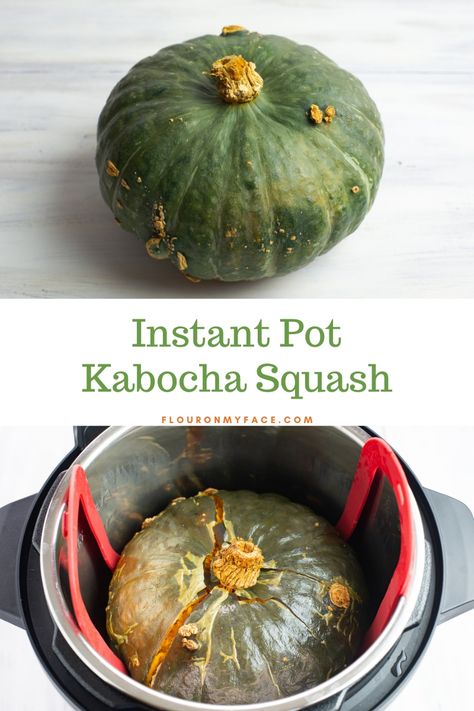 How To Make Instant Pot Kabocha Squash so you can enjoy mashed Kabocha squash in all your favorite winter squash recipes. Pressure Cooker Squash, Buttercup Squash Instant Pot, Instant Pot Kabocha Squash, Mashed Kabocha Squash Recipe, Instant Pot Squash, Instapot Veggies, Instant Pot Veggies, Kabocha Squash Recipe, Kabocha Squash Soup