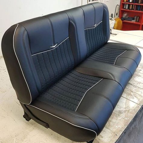 Decorating Games, Car Upholstery Cleaner, Car Seat Upholstery, Custom Bench Seating, Car Interior Upholstery, Car Interior Diy, Automotive Upholstery, Custom Car Interior, C10 Chevy Truck