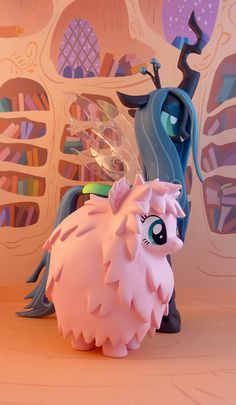 Fluffle Puff X Chrysalis, Spike Mlp, Mlp Crossover, Fluffle Puff, Fluffy Puff, My Little Pony Figures, Queen Chrysalis, Mane 6, Mlp Oc