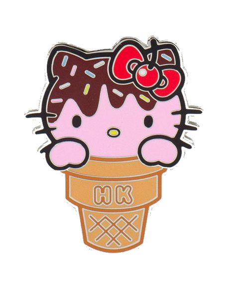 Hello Kitty Ice Cream Hello Kitty Ice Cream, Kitty Ideas, Tokidoki Characters, Princess Kitty, Hello Kitty Tattoos, Hello Kitty Jewelry, Hello Kitty Aesthetic, Miss Kitty, Kitty Drawing