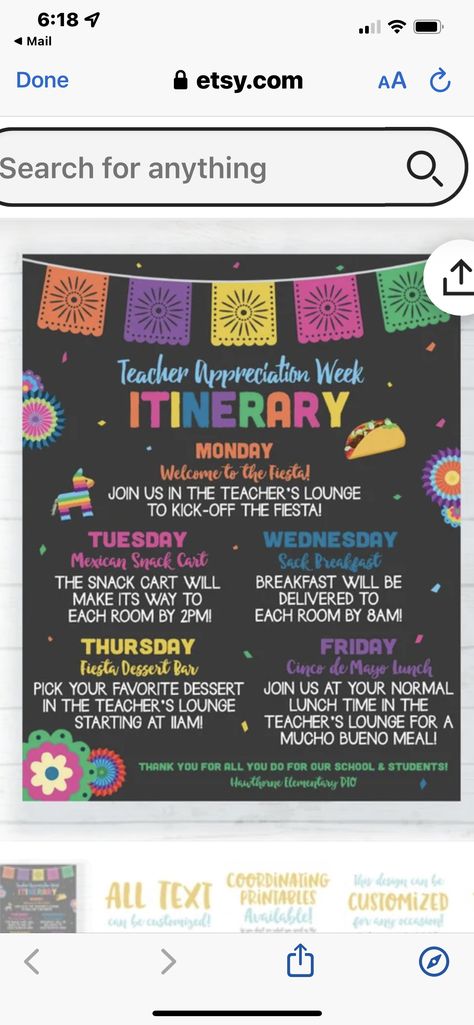 Teacher Appreciation Dessert Bar, Fiesta Teacher Appreciation Week, Cinco De Mayo Teacher Appreciation Ideas, Teacher Appreciation Week Themes, Staff Ideas, Sunshine Committee, Appreciation Gifts Diy, Teacher Appreciation Gifts Diy, Teachers Lounge