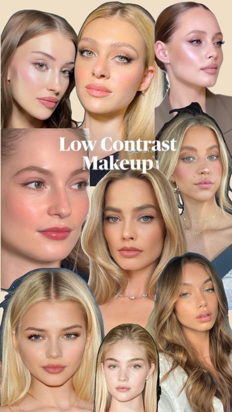 Celebrities that have low contrast faces and makeup Low Contrast Face, Ingenue Makeup, Kibbe Essence, Light Summer Palette, Whimsy Gothic, Contrast Makeup, Soft Summer Makeup, Enfj Personality, 2021 Makeup