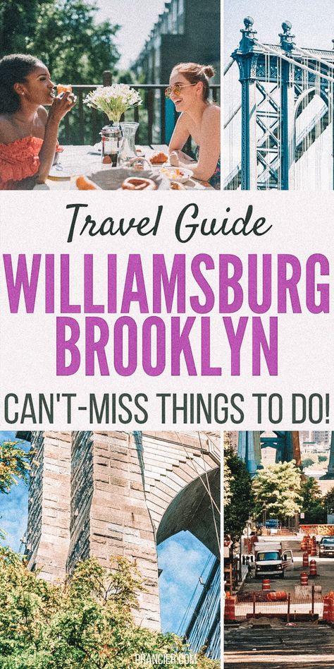 Williamsburg Brooklyn Restaurants, Brooklyn Things To Do, Brooklyn Restaurants, Brooklyn Guide, Williamsburg New York, Williamsburg Nyc, Nyc Itinerary, Brooklyn Neighborhoods, Brooklyn Brewery