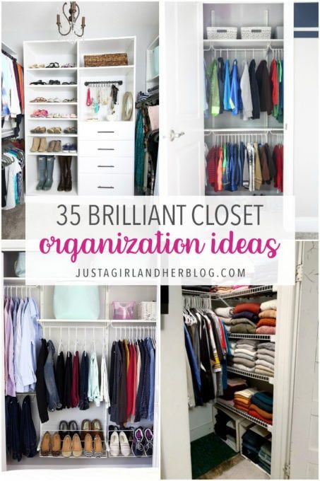 These closet organization ideas will help you tidy up your clothes so you can easily find what you're looking for when you're getting dressed. (And who doesn't love a beautifully organized closet?!) | #organizedcloset #closetorganization #organizedclothes Home Organisation Tips, Dress Up Storage, Coat Closet Organization, Baby Closet Organization, Closet Organization Ideas, Shared Closet, Boys Closet, Clothes Closet Organization, Linen Closet Organization