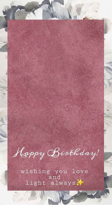 Happy Birthday Di Wishes, Wallpaper Backgrounds For Birthday, Birthday Wishes Picture Frame, Birthday Card For Insta Story, Birthday Wish Frame Aesthetic, Happy Birthday Wishes Template Instagram, Birthday Templets For Instagram Story, Birthday Frame With Quotes, Aesthetic Background For Birthday Story