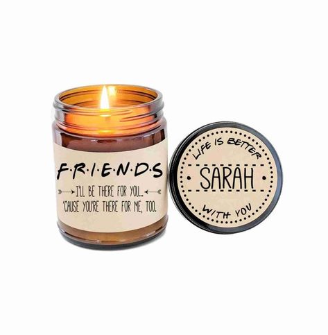 Gifts For Friends Fans | POPSUGAR Entertainment Birthday Presents For Best Friend, Astoria Oregon, Corporate Christmas Gifts, Gifts For Your Sister, Hand Poured Soy Candles, Birthday Gifts For Sister, Gifts For Sister, Friends Tv Show, Merry Little Christmas