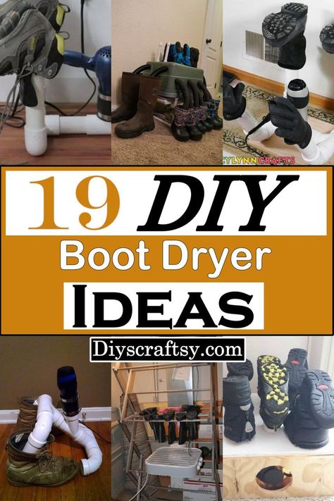 19 DIY Boot Dryer Ideas Glove Dryer, Diy Futon, Boot Dryer, Shoe Dryer, Heat Vents, Diy Cleaning Solution, Custom Boots, Dryers, Only Shoes