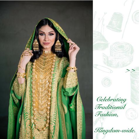 Traditional clothing is an important aspect of Saudi Arabia’s cultural heritage.  In our latest issue, we paid tribute to the “Original… Saudi Arabia Outfit, Saudi Arabia Clothing, Arab Bride, Arabian Clothing, Arabic Wedding Dresses, Arabic Clothing, Arabic Dress, Beauty Hairstyles, Random Image