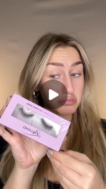 Katie Farhood on Instagram: "the official “I F*#%ing Suck At Applying False Eyelashes! Makeup Tutorial” ✨😂  I know they look scary and difficult, but once you do these steps and get the hang of it, it gets easier every time!   ____________________ #makeup #makeuptutorial #makeuphack #eyelashes  #makeuptips #falseeyelashes #striplashes #eyelashtutorial #beauty" How To Put On Fake Eyelashes Tutorial, Easy False Eyelashes, How To Put Eyelashes On Step By Step, How To Make False Eyelashes, How Do You Put On Fake Eyelashes, Diy False Eyelashes, How To Put Eyelashes, Lashes Tutorial How To Apply, How To Apply False Lashes