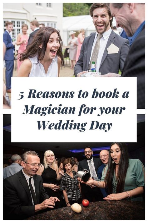 Booking a wedding magician Wedding Magician, Wedding Gowns Online, Wedding Planning On A Budget, Water Wedding, English Wedding, Amazing Weddings, Wedding Entertainment, Wedding Dj, Smiles And Laughs