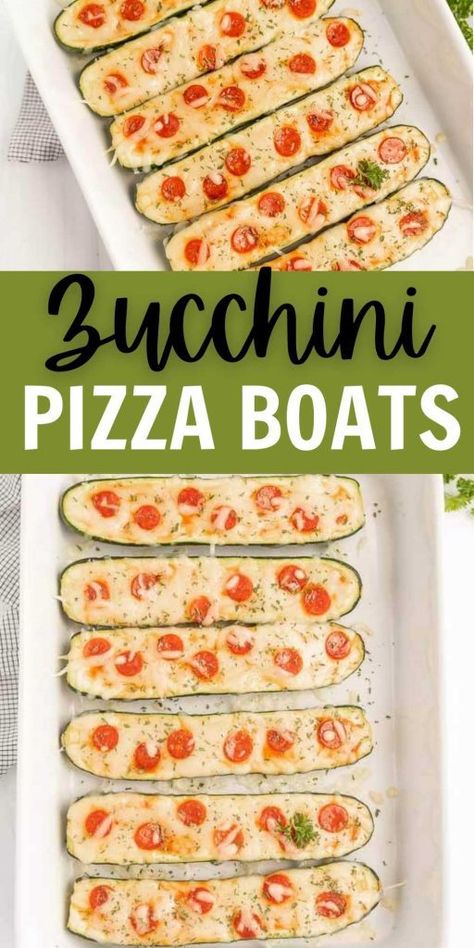 Zucchini Pizza Casserole, Pizza Zucchini, Zuchini Boats Baking Recipes, Healthy Zucchini Boat Recipes, Zucchini Pizza, Pizza Zucchini Boats, Pizza Stuffed Zucchini Boats, Zucchini Boats Pizza, Baked Zucchini Boats