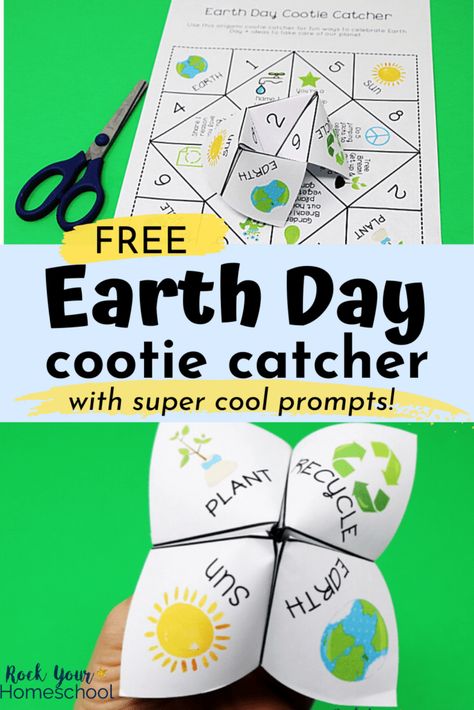 Earth Day Printables, Planets Activities, Earth Day Activity, Earth Activities, Earth Day Coloring Pages, Cootie Catcher, Earth Day Projects, Earth Day Crafts, Earth Day Activities