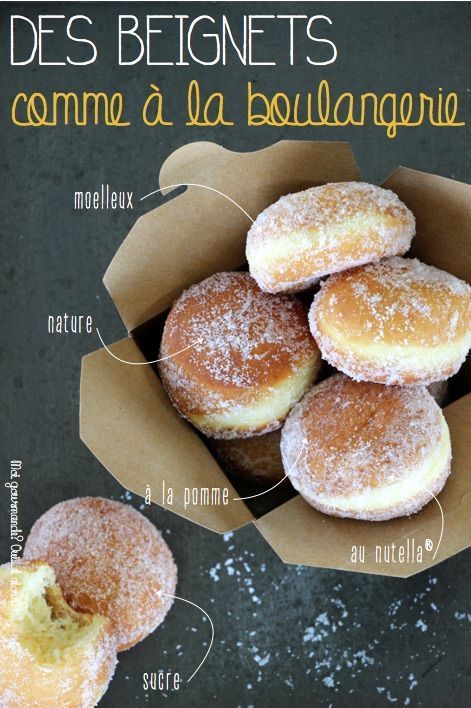 Vous êtes nombreux à consulter ma recette de beignets… Natures, au Nutella®, à la compote de pomme… C’est vrai que l’on peut varier les plaisirs et justement en contenter pl… Beignet Recipe, Nutella Desserts, Nutella Brownies, Brownie Desserts, Doughnut Recipe, Donut Recipes, Beignets, Sweet Recipes, Food Videos