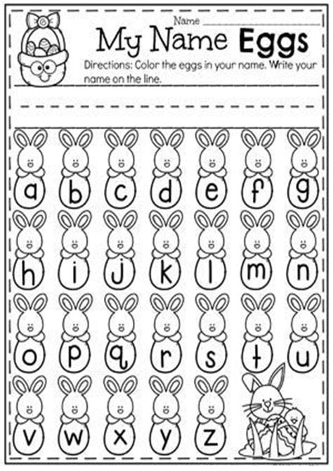 Free Printable Easter Worksheets For Little Ones Easter Preschool Worksheets, Easter Activities For Preschool, April Preschool, Easter Writing, Easter Kindergarten, Easter Lessons, Easter Worksheets, Preschool Names, Easter Preschool