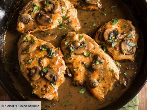 Easy Honey Glazed Carrots, Chicken Mushroom Marsala, Creamy Chicken Marsala, Slow Cooker Chicken Marsala, Freezing Cooked Chicken, Delicious Chicken Recipes, Chicken Marsala Easy, Marsala Recipe, Slow Cooker Creamy Chicken