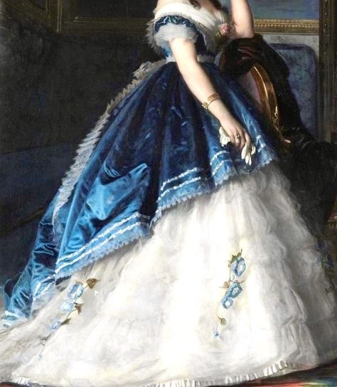 Victorian Ballgown, 19th Century Dresses, Historical Gowns, Dress Painting, Royal Aesthetic, History Fashion, Old Dresses, Vintage Gowns, Classic Style Women