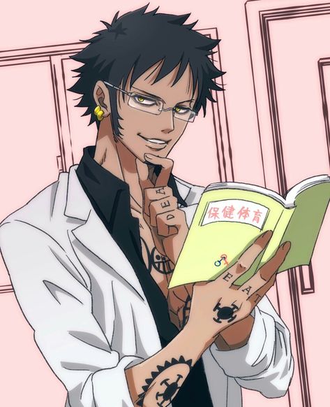 Law Op, Law Tattoo, Law Trafalgar, Trafalgar Law Wallpapers, Anime Black Hair, One Piece Man, Trafalgar Law, One Piece Drawing, One Piece Images