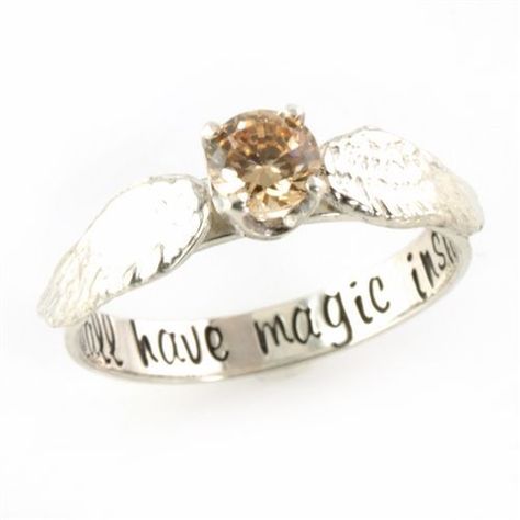 Harry Potter Engagement Rings, Harry Potter Wedding Ring, Harry Potter Engagement Ring, Harry Potter Wedding Rings, Golden Snitch Ring, Harry Potter Engagement, Diy Harry Potter Crafts, Sparkly Rings, Harry Potter Party Decorations