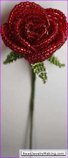 beaded Rose tutorial Handmade Flowers Tutorial, Flower Projects, Beaded Rose, Diy Fleur, Fun List, Beaded Flowers Patterns, Seed Bead Flowers, French Beaded Flowers, Bead Tutorials