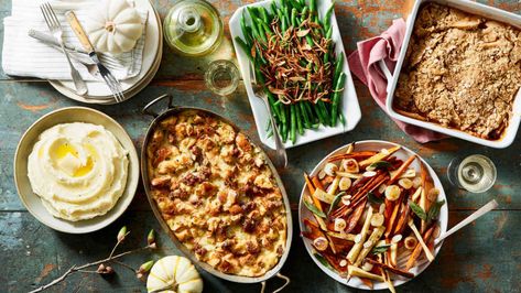 aerial view Thanksgiving sides dessert on table South Beach Restaurants, Napa Restaurants, Almond Biscotti Recipe, Bakery Food, Thanksgiving Sides, Tasting Menu, Looks Yummy, Holiday Cooking, Food Guide