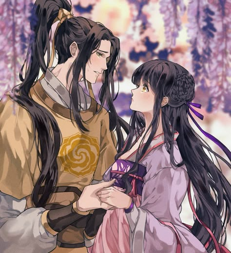 Jin Zixuan, Jiang Yanli, I'm Waiting For You, Favorite Novels, The Grandmaster, Heaven's Official Blessing, Couple Art, Beautiful Fantasy Art, Handsome Anime Guys