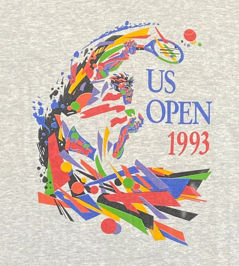 Tennis Aesthetic Vintage, Tennis Aesthetic, Andre Agassi, Merch Design, Open Shirt, Shirt Graphics, Retro Sports, Happy Valley, Beach Boys