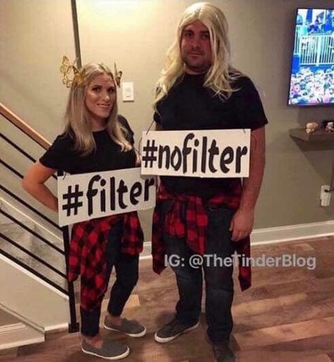 Snapchat Filter Halloween Costume, Halloween Coustumes, Halloween Memes, Cute Couple Halloween Costumes, Diy Halloween Costume, Halloween Costumes Friends, Couples Halloween, Halloween Costumes For Couples, Group Halloween Costumes