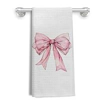 Bathroom Preppy, Girly Bathroom Decor, Hand Towels For Bathroom, Girly Bathroom, Dorm Bathroom, Bathroom Appliances, Towels For Bathroom, Preppy Coquette, Bathroom Themes