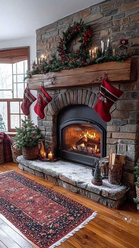 (99+) Image posted on Dec 10, 2024 – @backside-into-the-heavenly on Tumblr Stone Fireplace Christmas Decor, Stone Fireplace Christmas, Christmas Fireplace Wallpaper, Fireplace Wallpaper, Fireplace Background, Cozy Christmas Fireplace, Fireplace Christmas Decor, Rustic Stone Fireplace, Fireplace Stockings