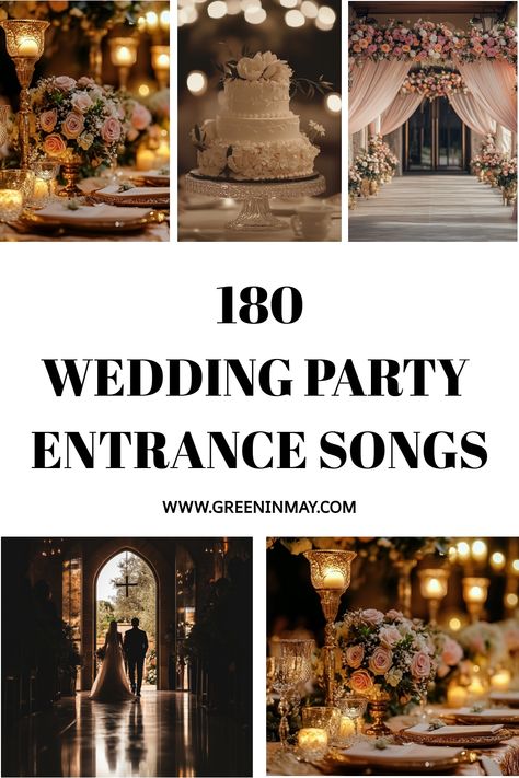 Make your big day unforgettable with Wedding Party Entrance Songs that set the tone for fun. From Reception Entry Songs that get the crowd cheering to Bridal Party Entrance Songs perfect for your squad, these tunes guarantee excitement. Don’t miss out on creating the ultimate vibe with Fun Wedding Reception Entrance Ideas. Bridesmaid Entrance Songs, Bridal Party Entrance Songs, Wedding Party Entrance Songs, Wedding Reception Entrance Ideas, Reception Entrance Ideas, Wedding Party Entrance, Bridal Party Entrance Song, Bridal Party Entrance, Reception Entry