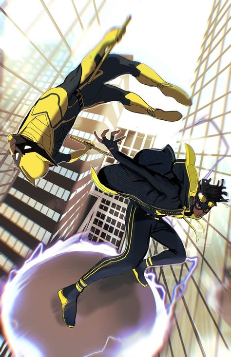 Static Shock Comic, Static Shock Art, Shock Art, Static Shock, The Bat Man, Art Showcase, Dc Comics Heroes, Dc Comics Superheroes, Dc Comics Artwork