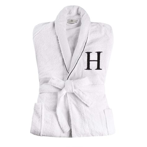 PRICES MAY VARY. 𝐎𝐏𝐔𝐋𝐄𝐍𝐓 𝐂𝐎𝐌𝐅𝐎𝐑𝐓: Crafted with Cotton and a single-ply thickness for utmost comfort and durability; This absorbent material feels soft against your skin for ultimate comfort and a quick dry; includes 1 adult unisex bathrobe; Medium or Large sizes 𝐈𝐌𝐏𝐑𝐄𝐒𝐒𝐈𝐕𝐄 𝐒𝐓𝐘𝐋𝐄: Bathrobe features your choice of various designs; embroidered letter for a personalized feel, His/Hers text to celebrate your loved ones, Superior logo for a sophisticated, pristine look, or Women Bathroom, Robe For Men, Lounge Robes, Cozy Design, Black Embroidery, Stepping Out, Sleepwear Robe, Home Essentials, Shawl Collar