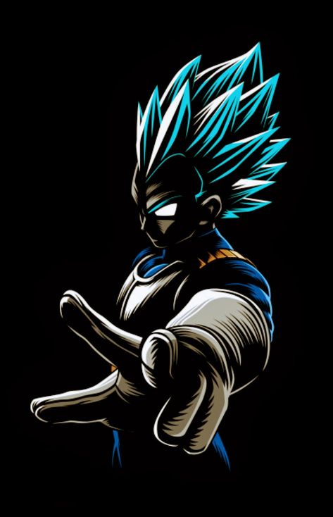 Vegeta Wallpaper, Ultra Hd, Cartoon Character, Dragon Ball, Iphone, Blue