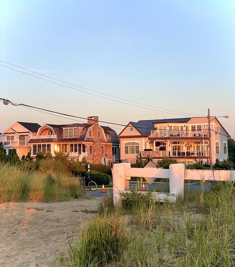 Beach House New Jersey, Belmar Beach Nj, Old Beach House, Aesthetic Sea, Sunrise Aesthetic, Nj Beaches, Summer Sunrise, Shore House, Coastal Lifestyle