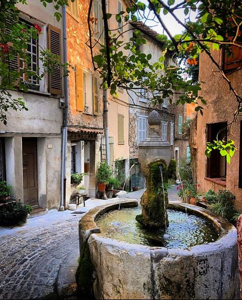 Bargemon, Var, France | Photographe : @sharonsantoni sur Instagram Provence Villages, Vila Medieval, Sharon Santoni, My French Country Home, Rose Gardens, Tuscan Design, Italian Village, Stone Architecture, Beautiful Houses